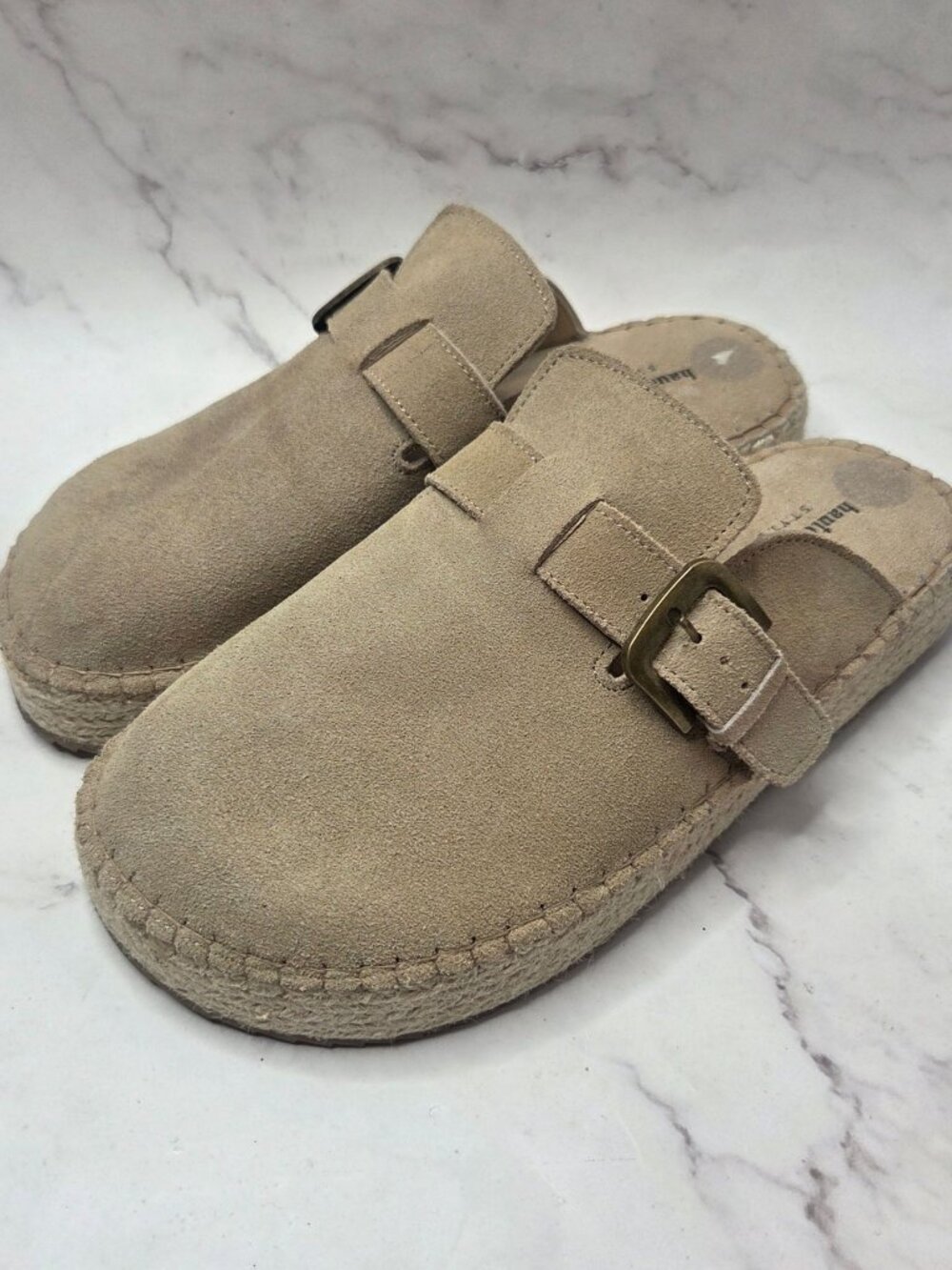 Haute Hippie Style Aria Suede Slip-On Clogs Espadrilles Flats Women's 10